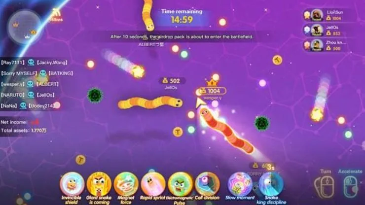 معرفی ۸ تا از بهترین بازیهای آنلاین ترون برای کسب درآمد بازی هایپر اسنیکس HyperSnakes